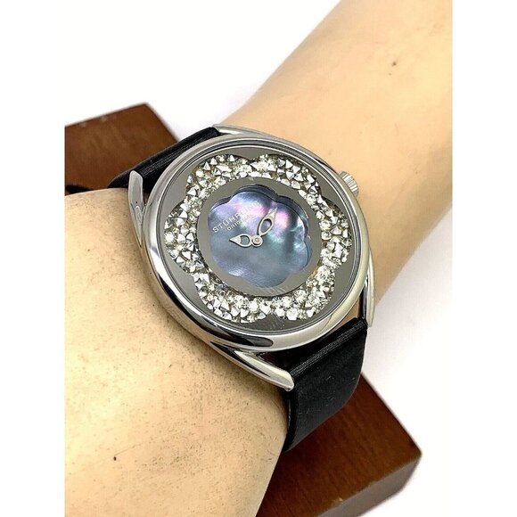 Stuhrling Women's Watch 995 Lily Quartz Blue Mother of Pearl Dial 38mm L… - Picture 6 of 14